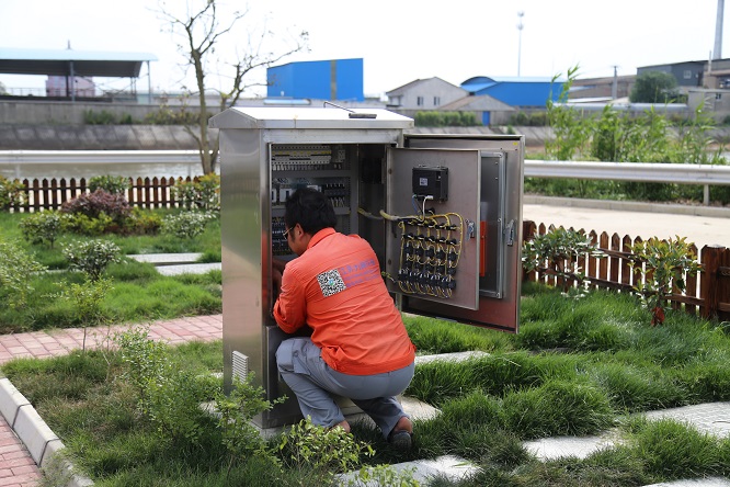 農村污水處理設備機電調試